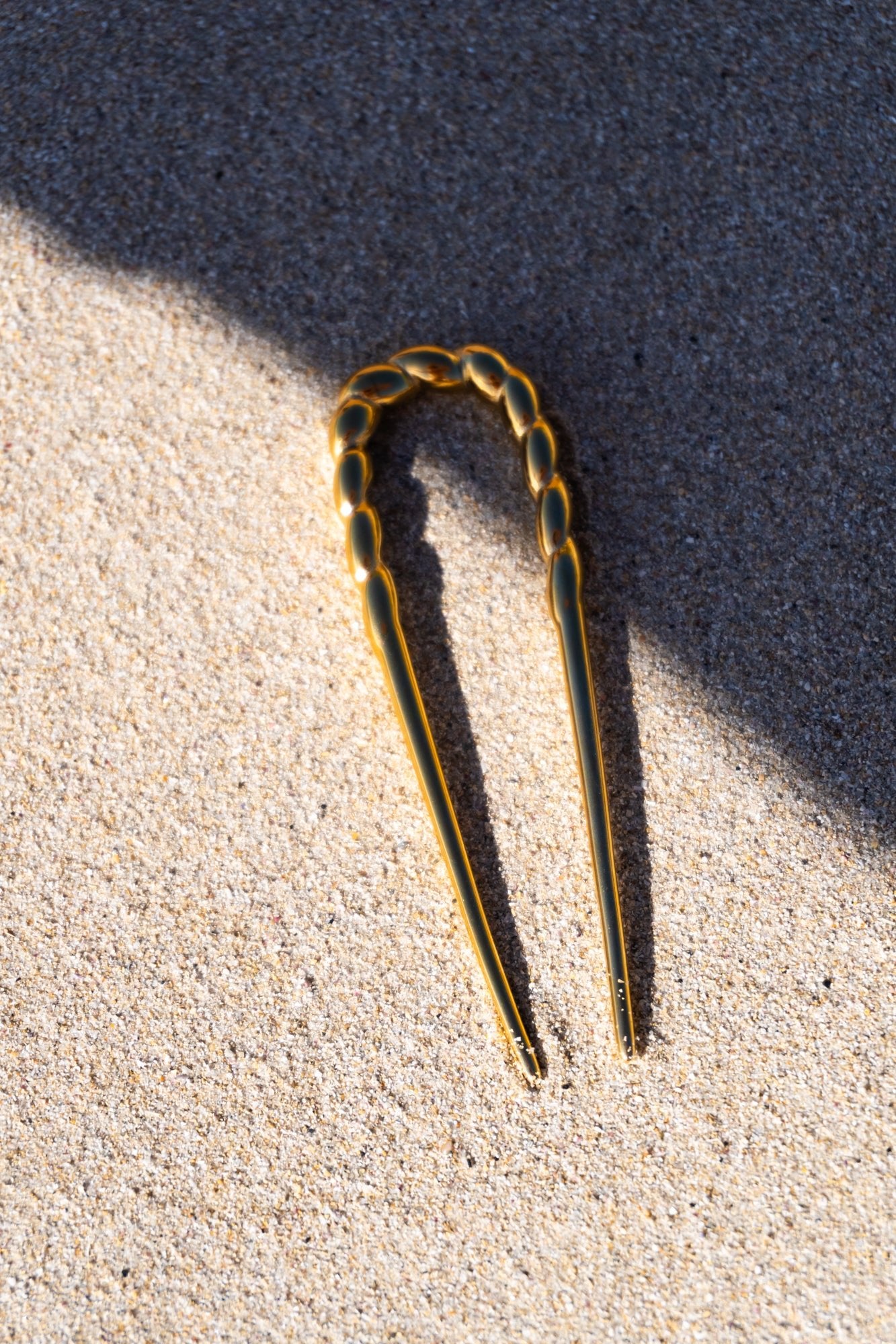 18K Gold Plated French Twist hair pin - Be Lusch
