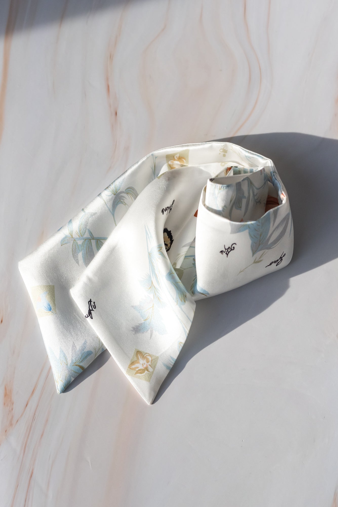 Bridal oversized silk hair ribbon - Be Lusch
