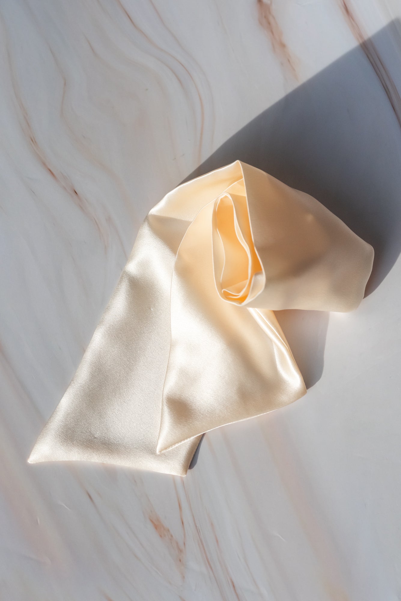 Bridal oversized silk hair ribbon - Be Lusch