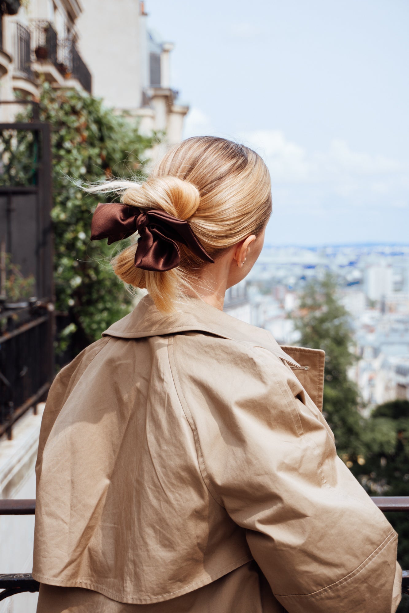 Mulberry silk midi scarf - Be Lusch