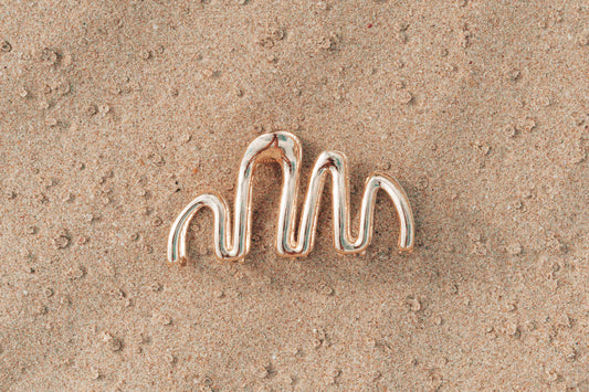 Gold Cloud hair claw