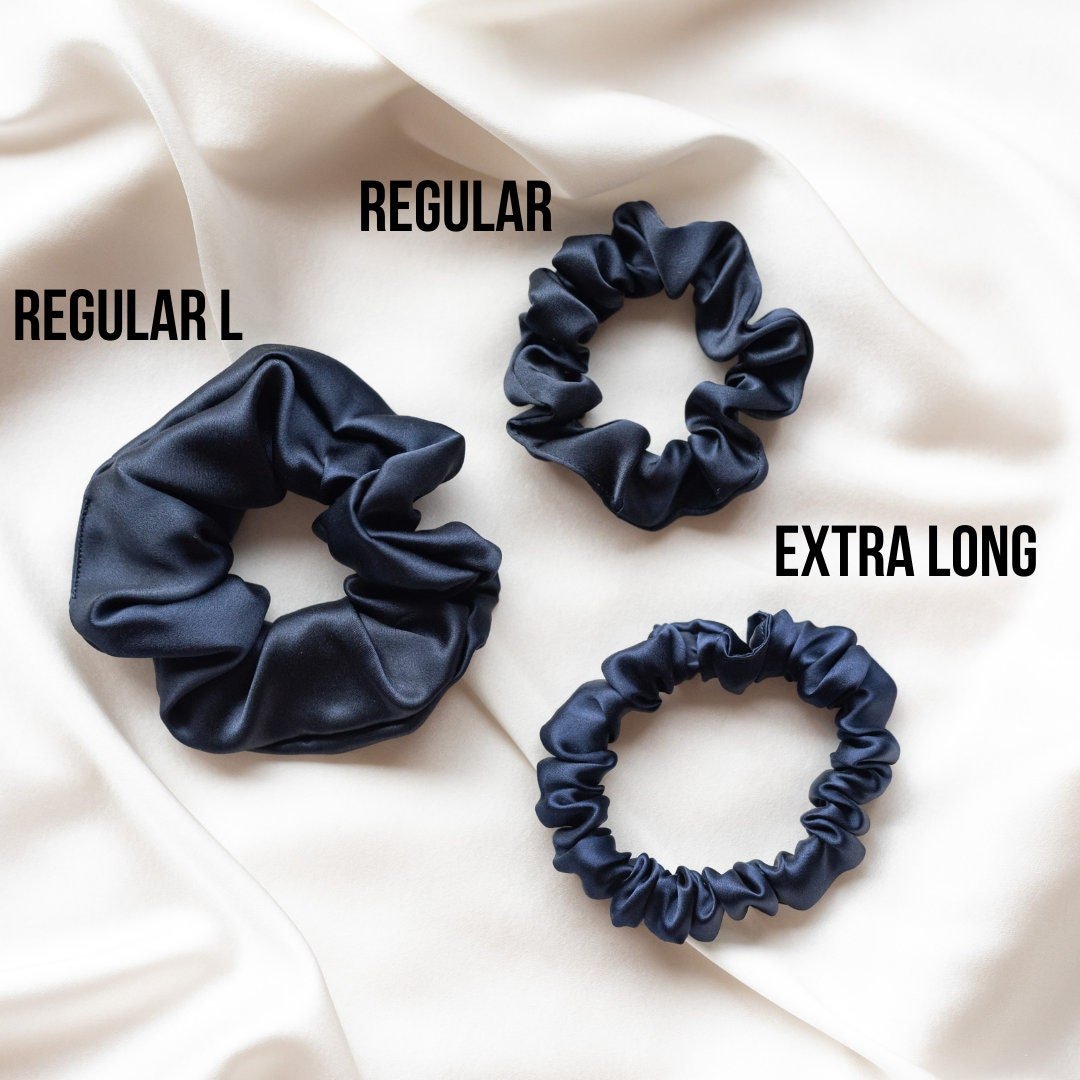 Extra long Mulberry Silk Scrunchies - Be Lusch