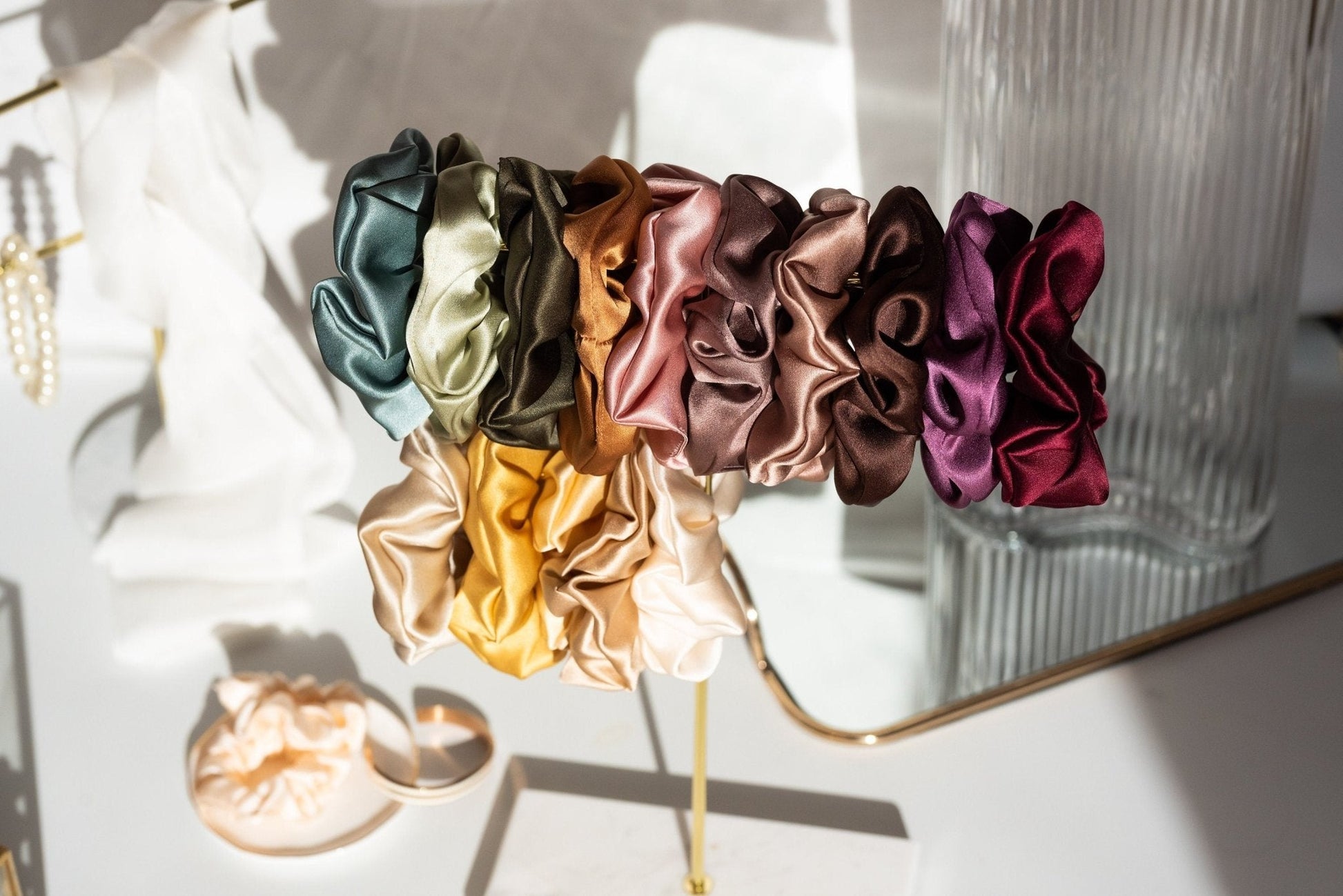 Mulberry Silk Scrunchies - Be Lusch