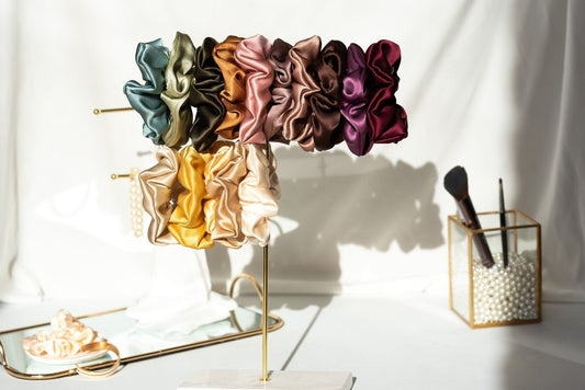 Mulberry Silk Scrunchies - Be Lusch